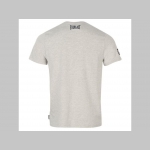 Everlast šedé tričko s tlačeným logom 60%bavlna 40%polyester